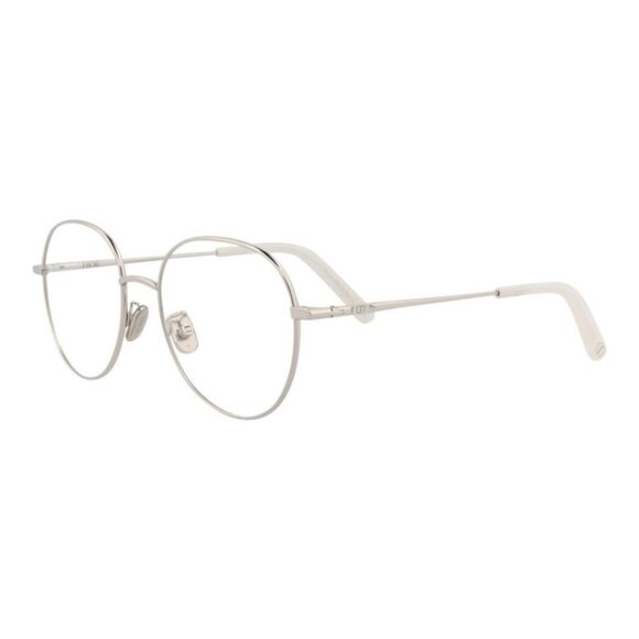 Dior Womens Round/Oval Palladium Palladium Transparent Fashion Designer Eyewear - Picture 1 of 4